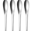 Kinderwelt Georg Jensen Besteck | Georg Jensen Arne Jacobsen Teeloffel / Kinderloffel Lang 4 Stk. Matt