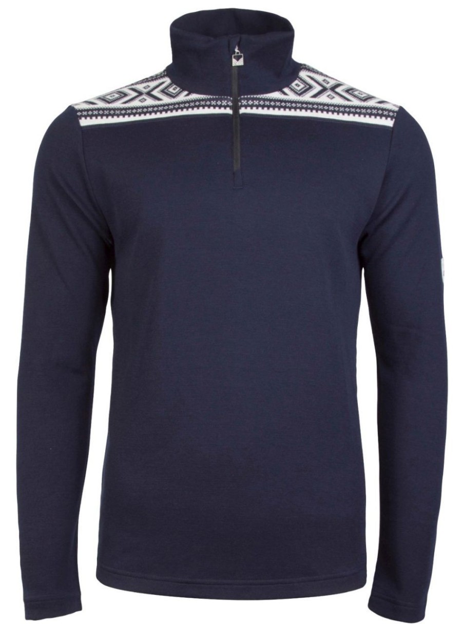 Geschenke Dale of Norway Norwegen | Dale Of Norway Herren Merino Pullover Mit Kragen Cortina Bas