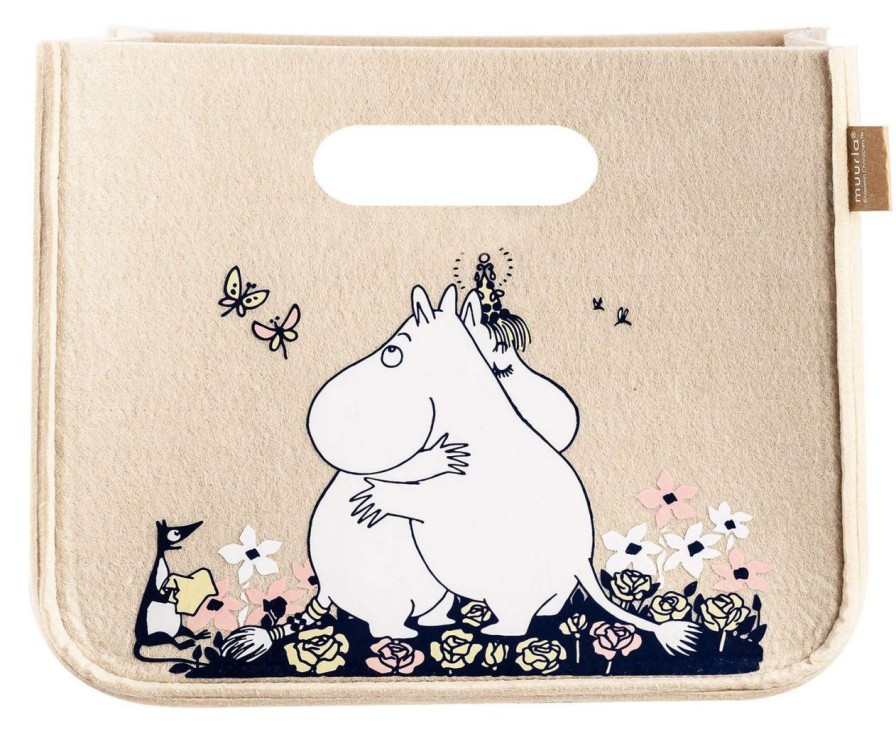 Kuche & Haushalt Muurla Korbe | Muurla Mumin Umarmung Aufbewahrungskorb Aus Recyceltem Pet 26X26X21 Cm