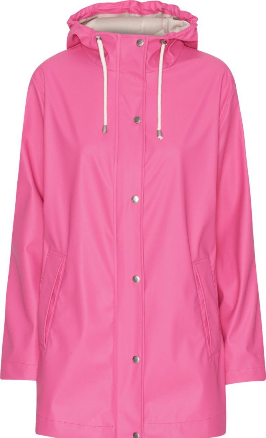 Fashion Ilse Jacobsen Outdoorjacken & &Mantel | Ilse Jacobsen Damen Regenjacke Mit Verstellbarer Kapuze Rain228Fr