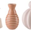 Geschenke Dottir Nordic Design | Dottir Nordic Design Samsurium Minibell Miniaturvase 3Er Set Beige, Koralle, Rosa