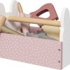 Kinderwelt Jabadabado Holz & Lernspielzeug | Jabadabado Werkzeugkiste Hase Rosa, Weis Holz 16 Tlg. 21X12X15 Cm