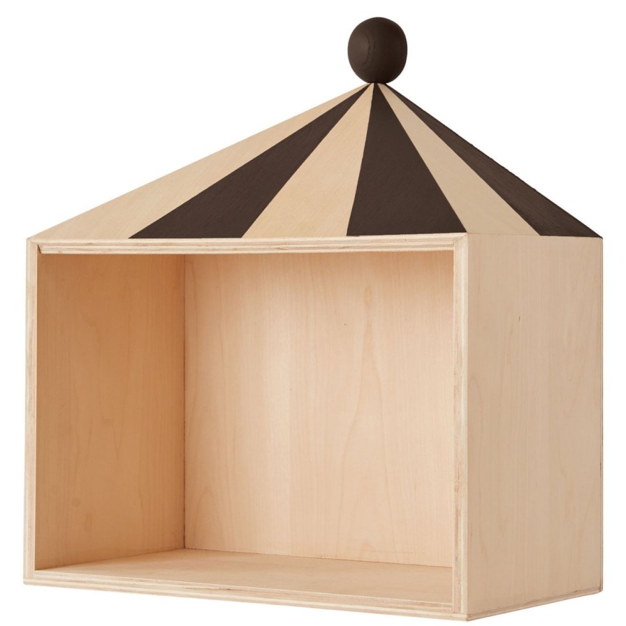 Kinderwelt OYOY Verschiedenes | Oyoy Mini Regal Furs Kinderzimmer Zirkus Hohe 33 Cm Breite 30 Cm Tiefe 15,5 Cm Holz