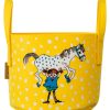 Kinderwelt Muurla Aufbewahrung | Muurla Pippi Langstrumpf Pippi & Pferd Aufbewahrungskorb Aus Recyceltem Pet Hohe 24 Cm O 30 Cm