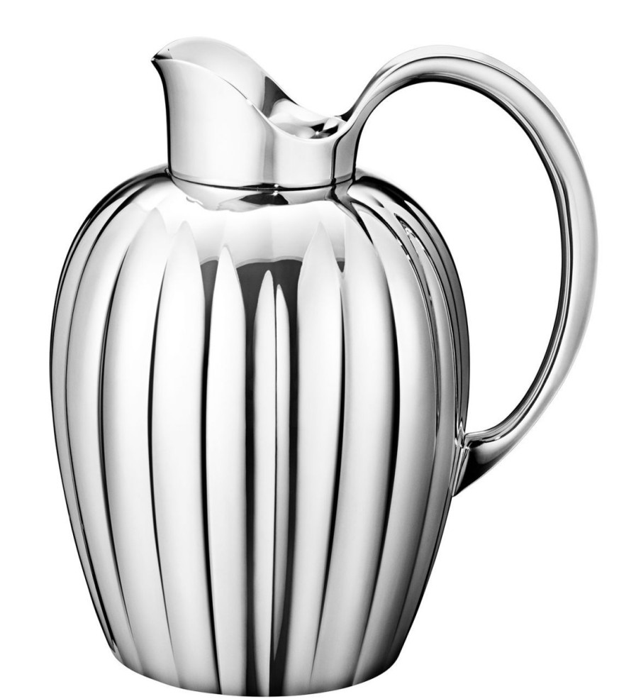 Kuche & Haushalt Georg Jensen Karaffen & Kruge | Georg Jensen Bernadotte Krug 1,6 L Edelstahl Poliert