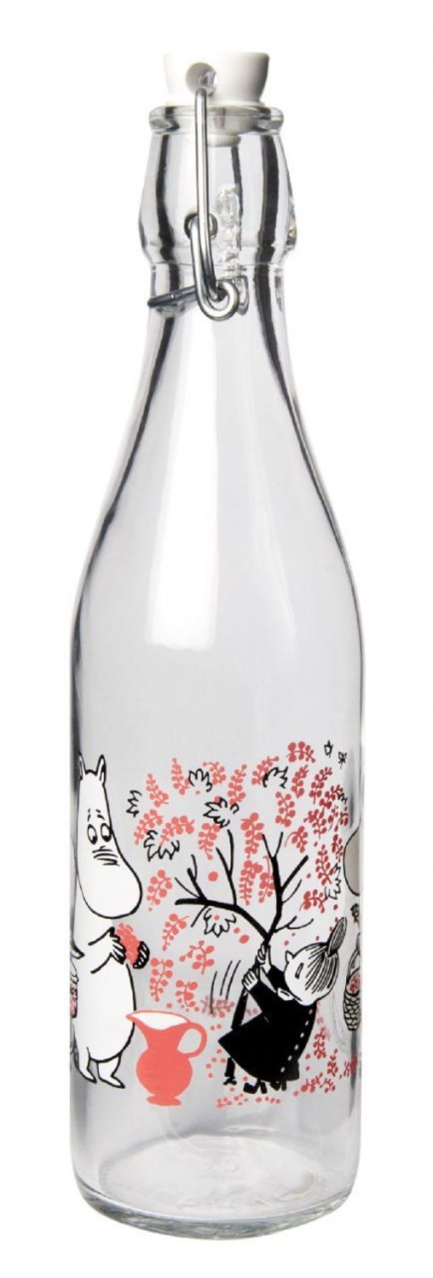 Kuche & Haushalt Muurla | Muurla Mumin Beeren Glasflasche Verschliesbar 0,5 L