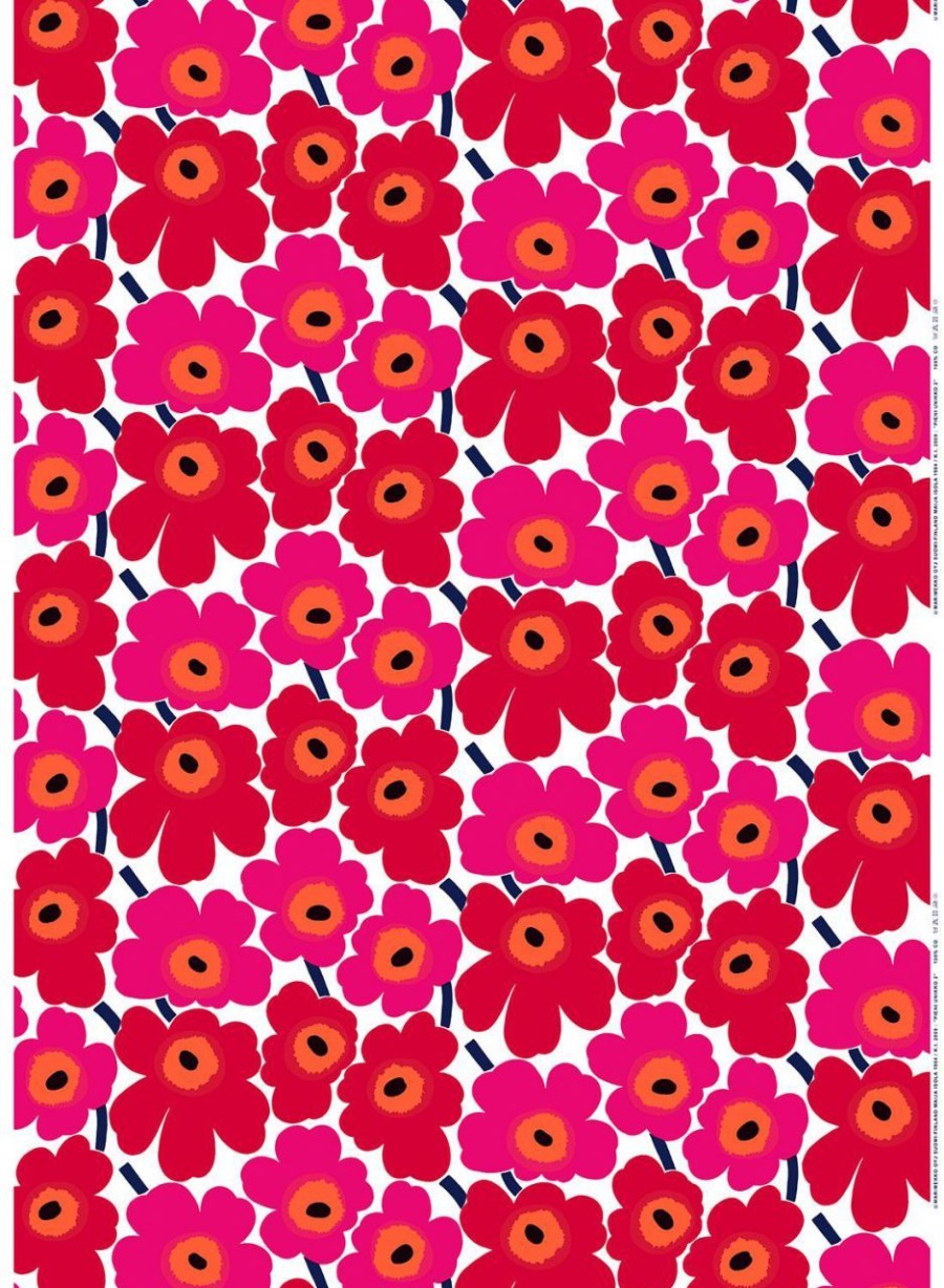 Geschenke Marimekko Finnland | Marimekko Unikko Pieni Stoff 1X1,4 M