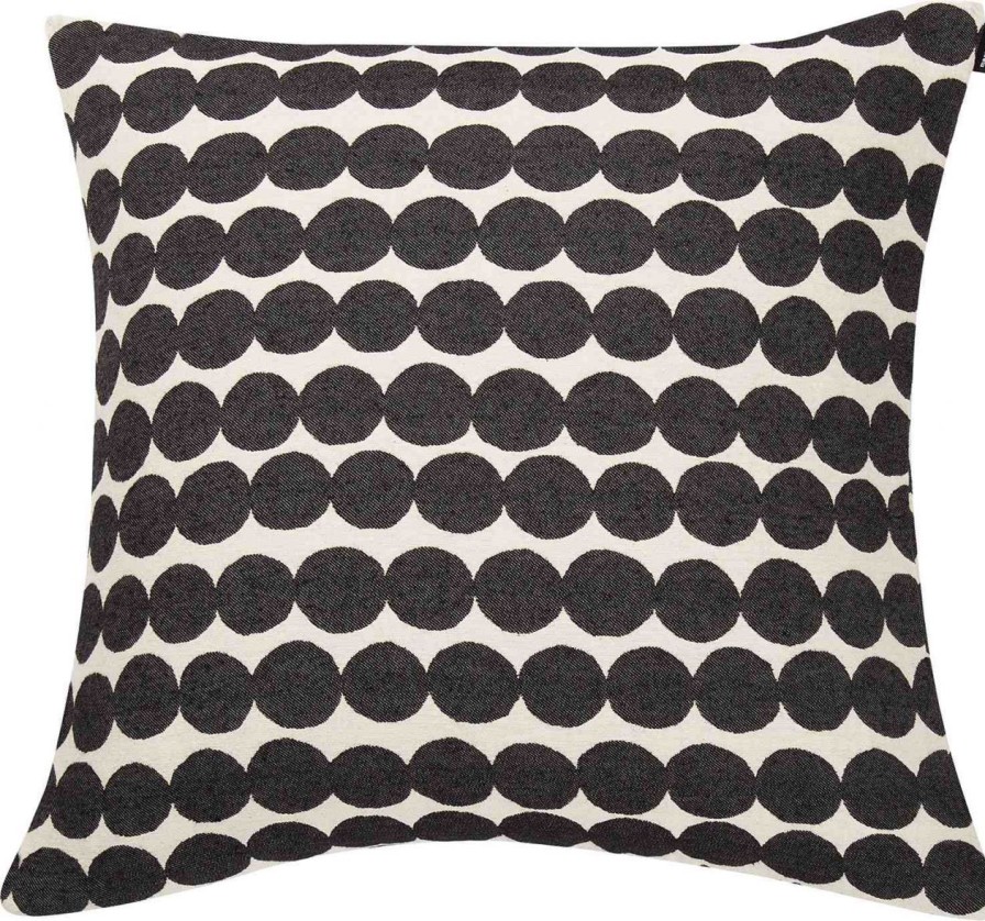 Wohnen Marimekko Kissenhullen & Kissen | Marimekko Rasymatto Kissenhulle 50X50 Cm Gewebtes Muster Schwarz, Weis