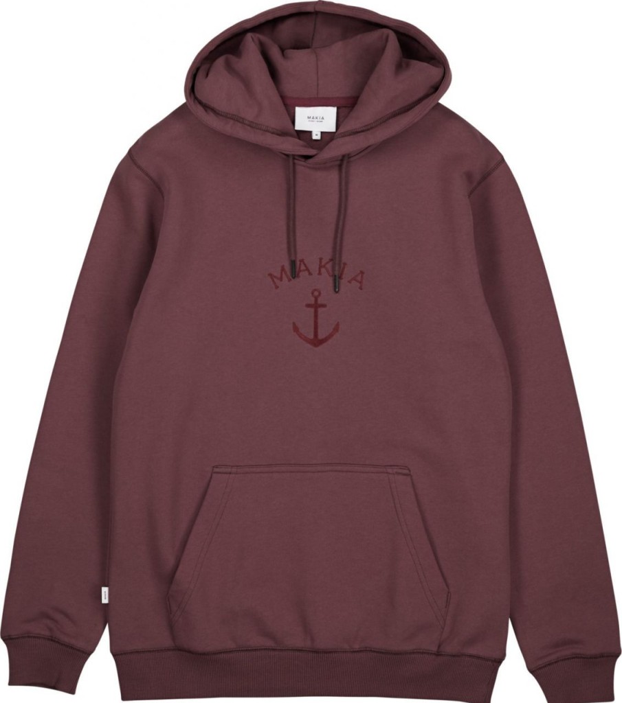 Fashion Makia Clothing Pullover& Sweatshirts & Strickjacken | Makia Clothing Herren Kapuzenpullover Fleece Uni Folke