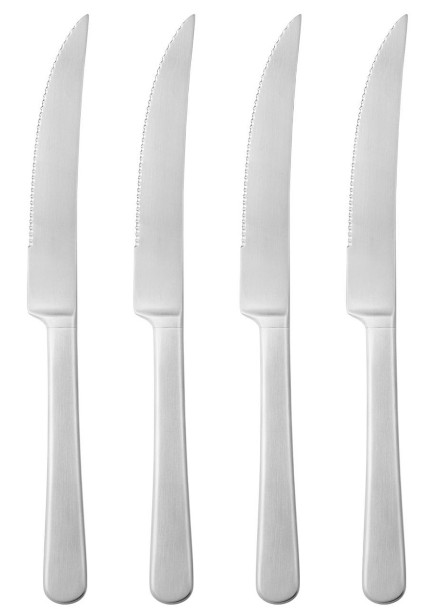 Kuche & Haushalt Georg Jensen Messer | Georg Jensen Copenhagen Steakmesser Lange 22,1 Cm 4 Stk. Matt