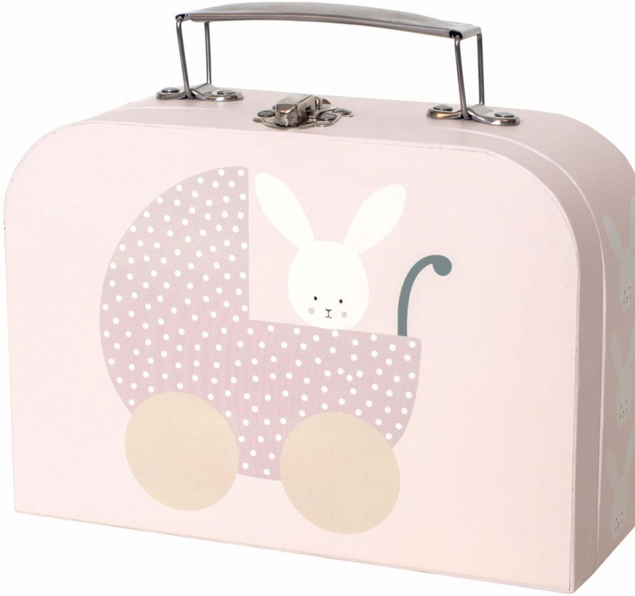 Kinderwelt Jabadabado Holz & Lernspielzeug | Jabadabado Babykoffer Hase & Babyaccessoires