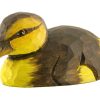 Wohnen Wildlife Garden Figuren | Wildlife Garden Decobird Stockente Kuken Handgeschnitzt