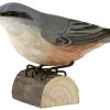 Wohnen Wildlife Garden Figuren | Wildlife Garden Decobird Kleiber Handgeschnitzt