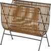 Wohnen Bloomingville | Bloomingville Clement Zeitungsstander Rattan 23X43 Cm Natur