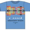 Geschenke Bo Bendixen Danemark | Bo Bendixen Unisex T-Shirt Blau Nyhavn Reflektion