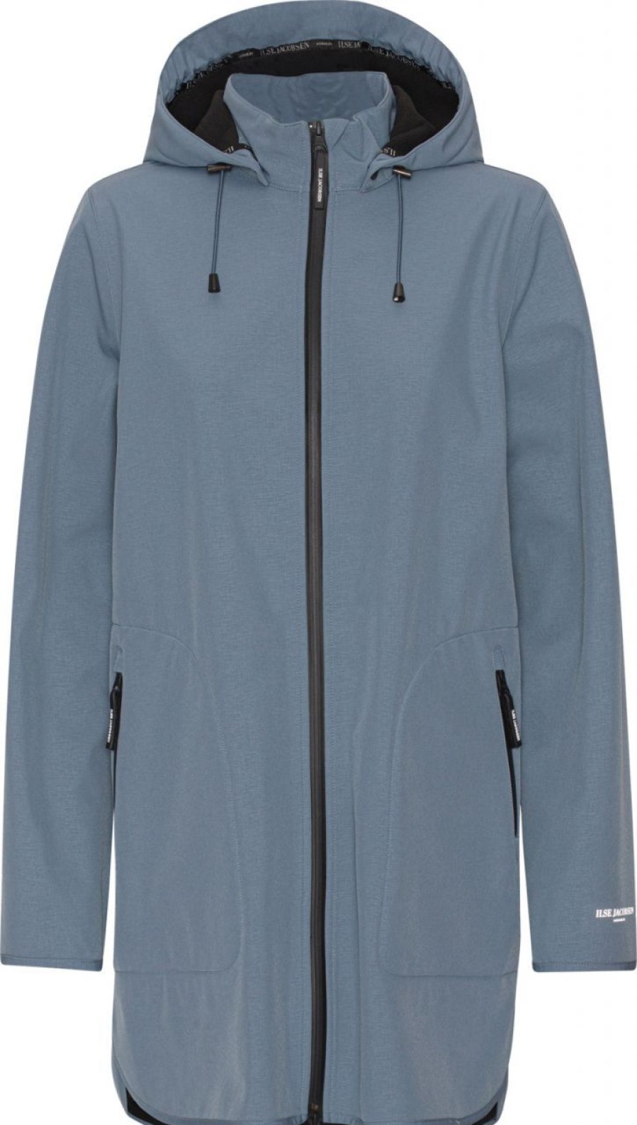 Fashion Ilse Jacobsen Outdoorjacken & &Mantel | Ilse Jacobsen Damen Regenjacke Soft Shell Mit Abnehmbarer Kapuze Mit Kapuze Rain135