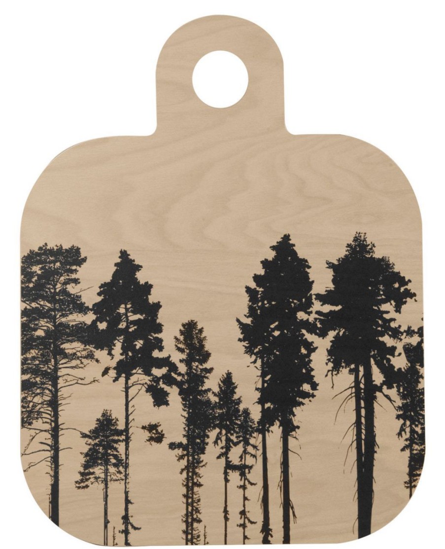 Kuche & Haushalt Muurla | Muurla Nordic Der Wald Schneidebrett / Servierbrett 25X32 Cm