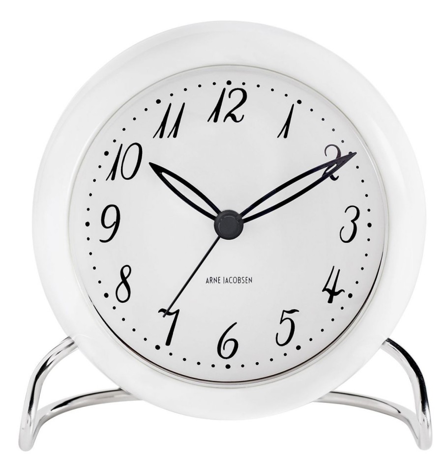 Wohnen Arne Jacobsen Uhren | Arne Jacobsen Clocks Lk Tischuhr Mit Weckfunktion Hohe 12 Cm