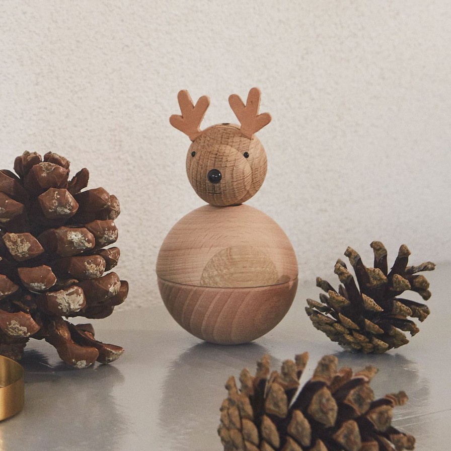 Kinderwelt OYOY | Oyoy Living Weihnachten Baumschmuck / Figur Elch Rudolf Hohe 12 Cm