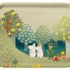 Kuche & Haushalt Opto Design Tabletts | Opto Design Mumin Moomin Valley Hill Bonnier Tablett 20X27 Cm