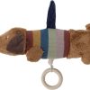 Kinderwelt Bloomingville Baby | Bloomingville Mini Kindermobile Hund Hohe 9,5 Cm Breite 7 Cm Lange 26 Cm Braun, Mehrfarbig Charlie