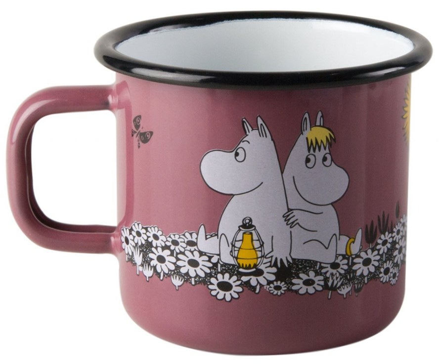 Geschenke Muurla | Muurla Mumin Retro Together Forever Becher Emaille 0,37 L