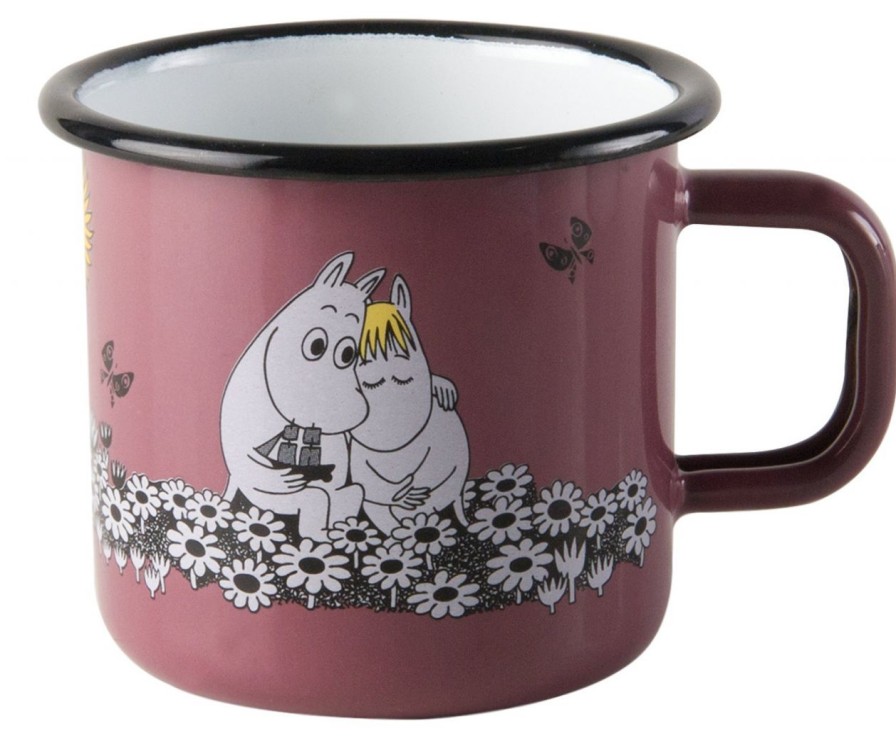 Geschenke Muurla | Muurla Mumin Retro Together Forever Becher Emaille 0,37 L