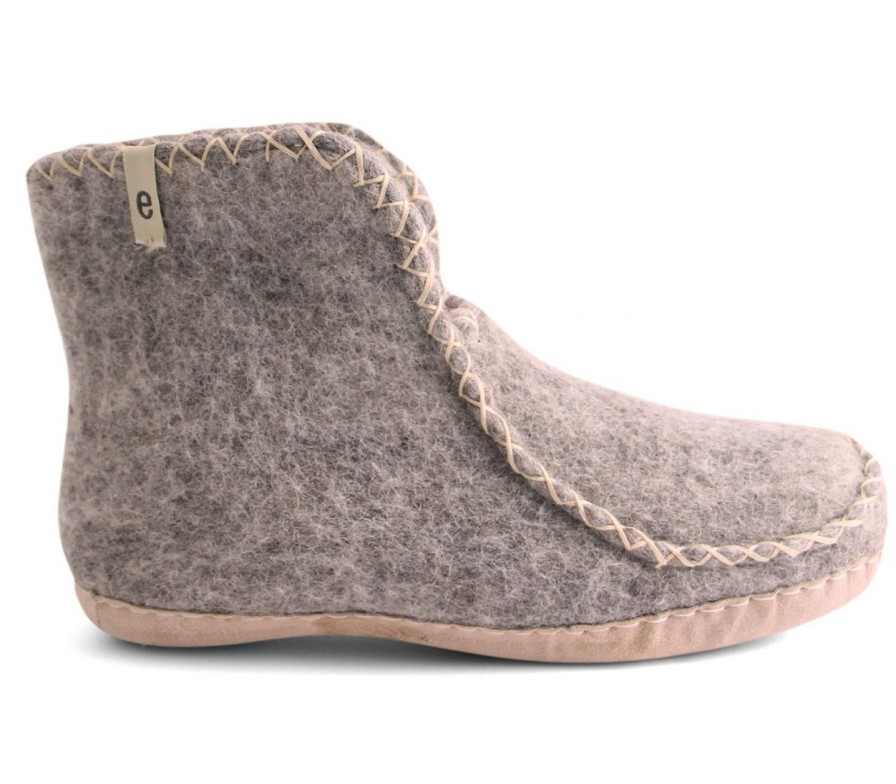 Fashion Egos Schuhe | Egos Copenhagen Unisex Filzstiefel Ledersohle