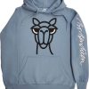 Fashion Bo Bendixen Pullover& Sweatshirts & Strickjacken | Bo Bendixen Unisex Kapuzenpullover Fleece (Oko-Tex) Print Kamel Blaugrau