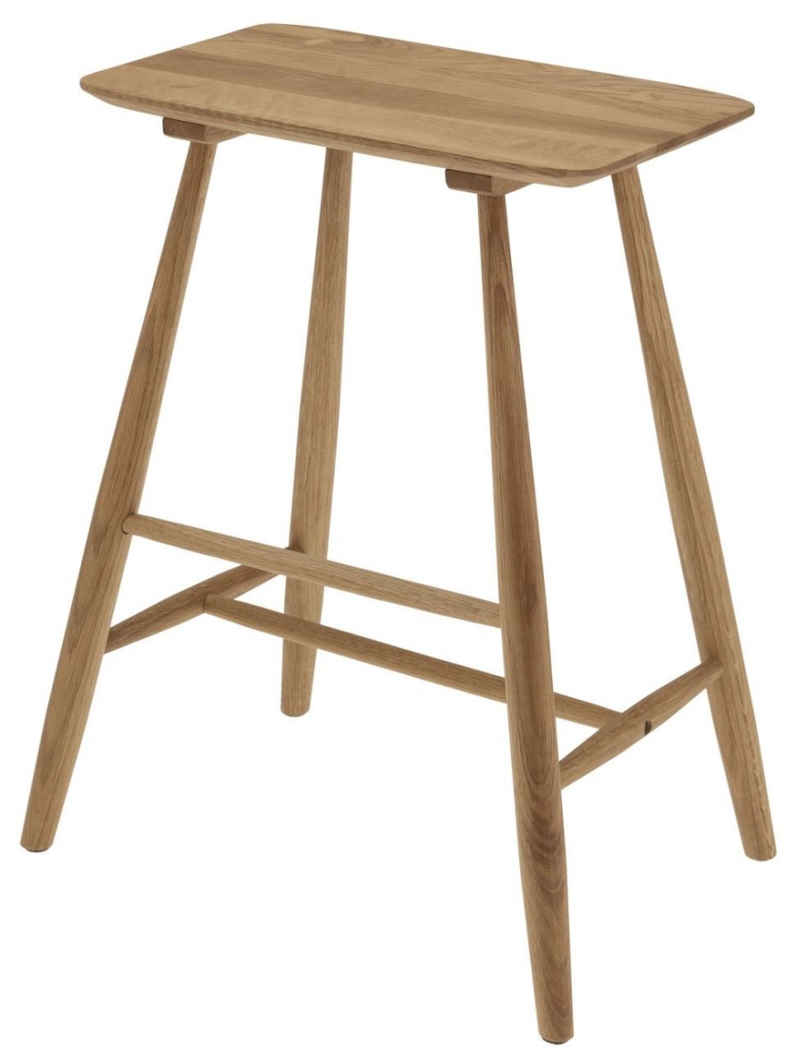 Wohnen Villa Collection Mobel | Villa Collection Hocker Eiche Hohe 64 Cm Lange 46,5 Cm Natur