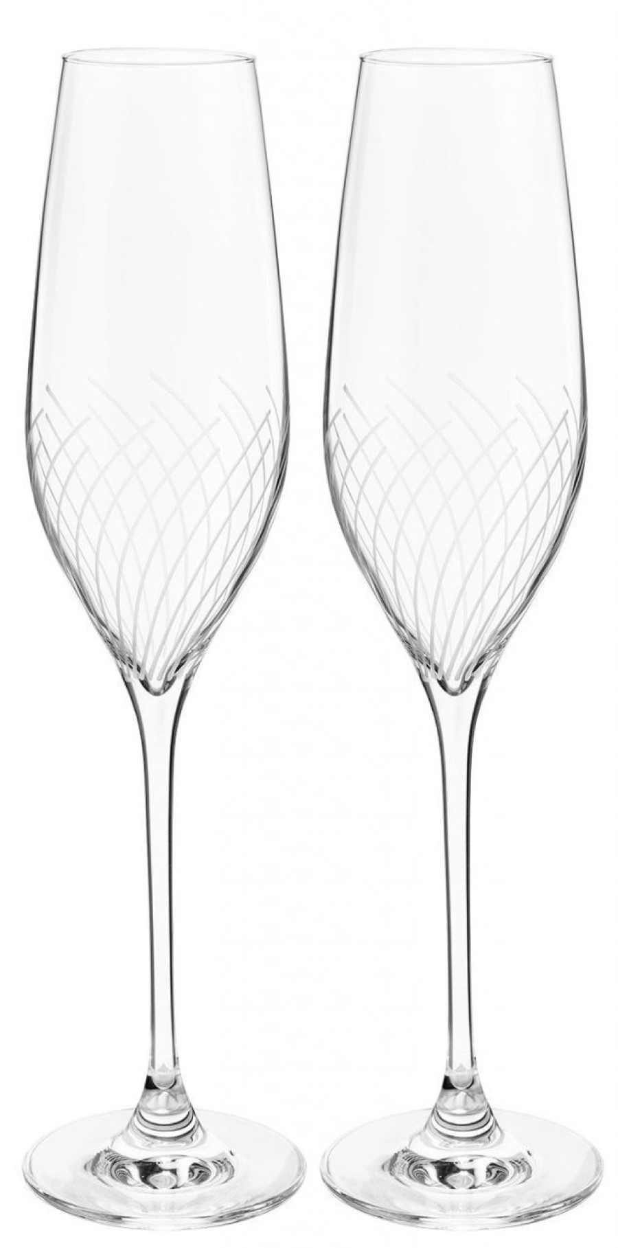 Kuche & Haushalt Holmegaard Champagner | Holmegaard Cabernet Lines Champagnerglas 29 Cl 2 Stk.