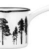 Kuche & Haushalt Muurla Topfe& Stieltopfe & Sauteusen | Muurla Nordic Der Wald Sauteuse 1,3 L Emaille Schwarz, Weis