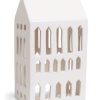 Geschenke Kähler Design | Kahler Design Urbania Lichthaus Kirche Hohe 18 Cm Cremeweis