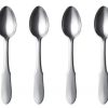 Kinderwelt Georg Jensen Besteck | Georg Jensen Mitra Teeloffel / Kinderloffel Lang 4 Stk. Matt