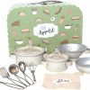 Kinderwelt Jabadabado Holz & Lernspielzeug | Jabadabado Kuchen Set Mit Koffer 13 Tlg.