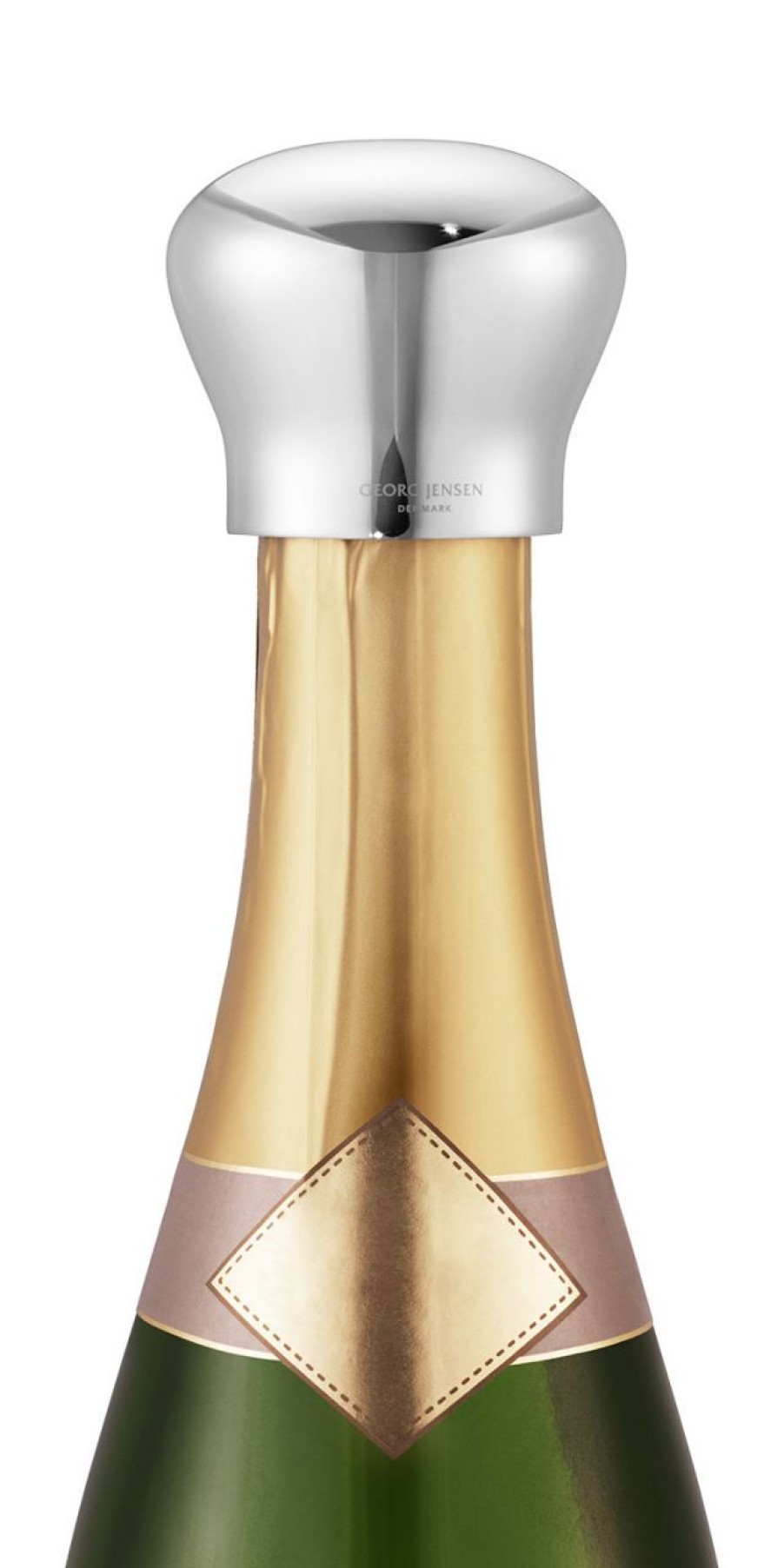 Kuche & Haushalt Georg Jensen | Georg Jensen Sky Champagnerverschluss Hohe 4,5 Cm O 5,3 Cm Edelstahl Poliert