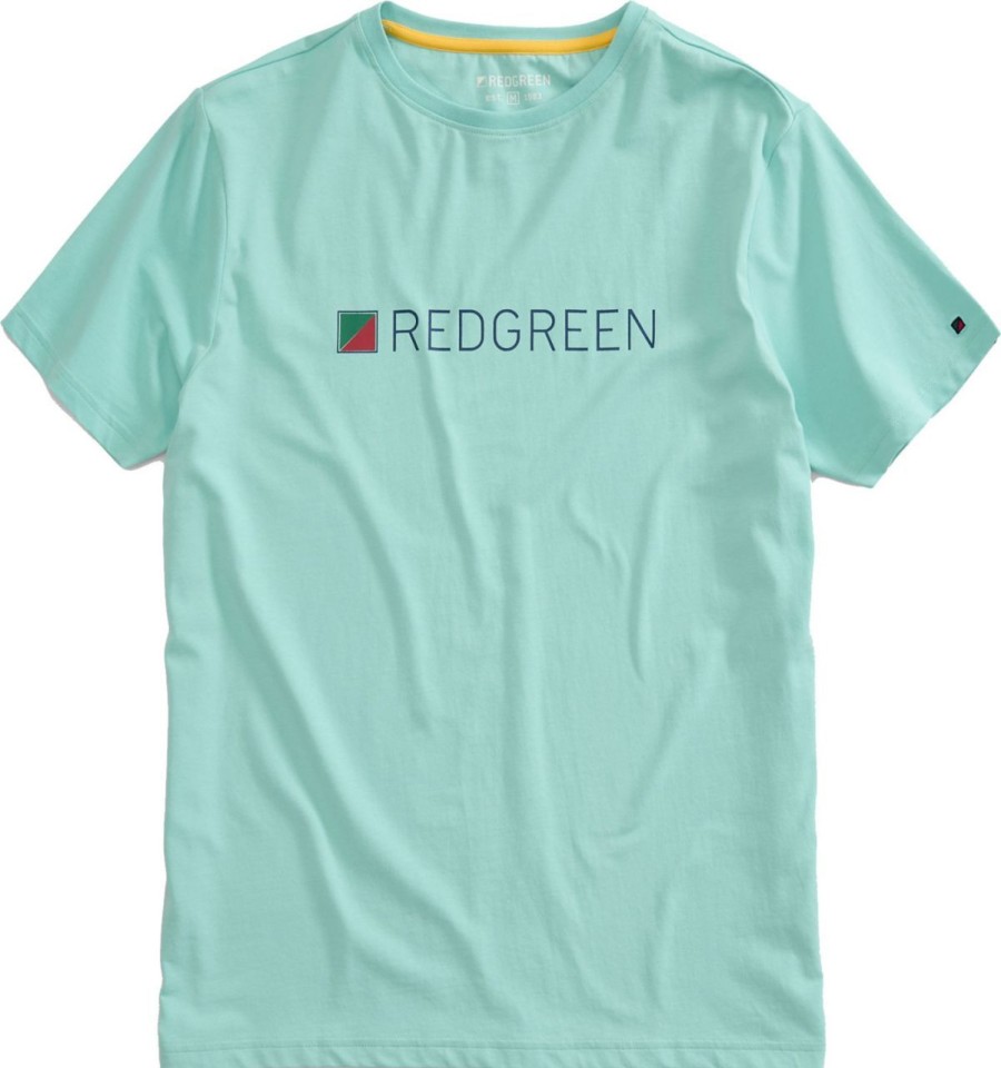 Fashion REDGREEN Shirts | Redgreen Herren T-Shirt Mit Grosem Logo Hs23 Chet