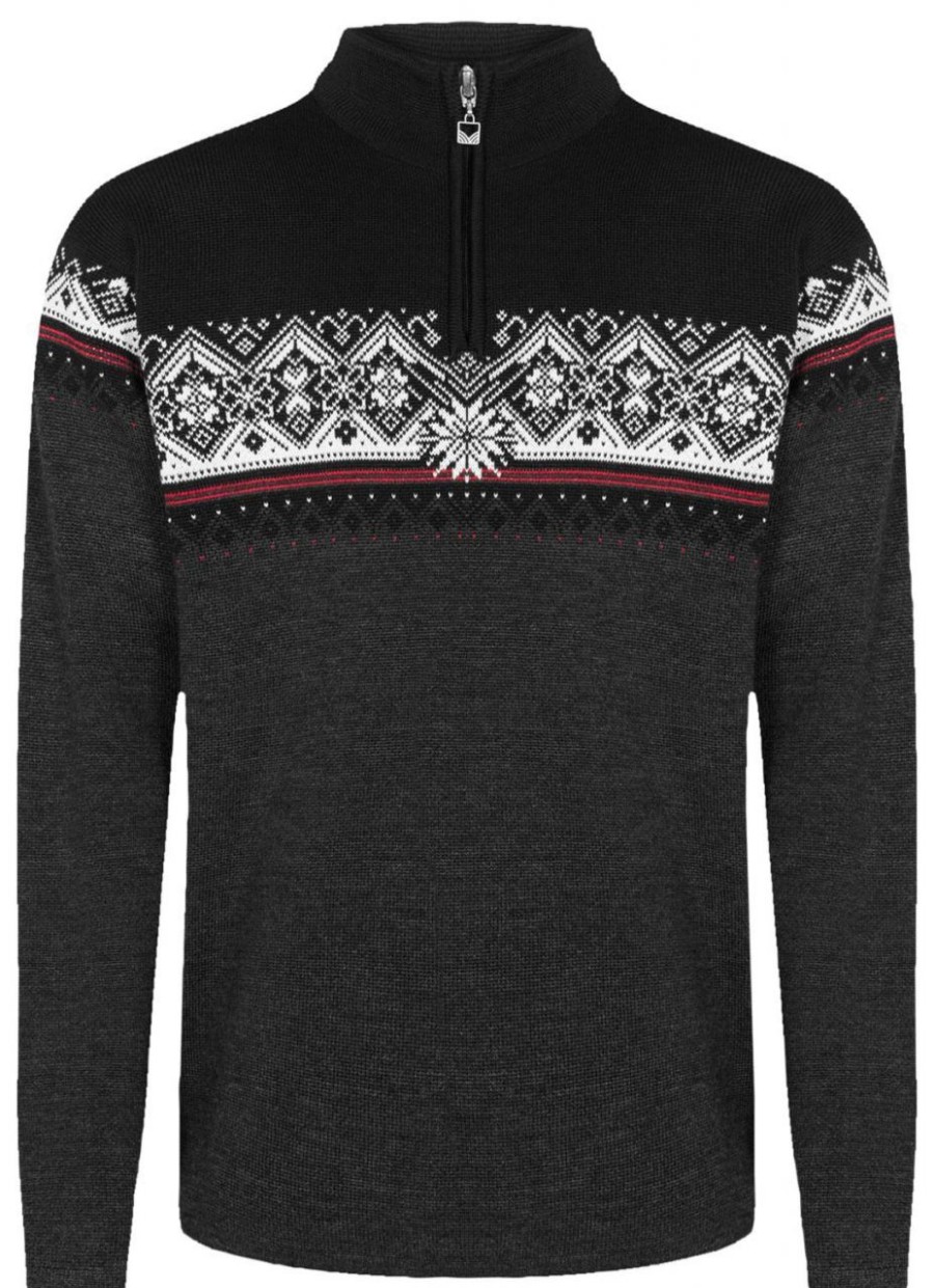 Fashion Dale of Norway Pullover& Sweatshirts & Strickjacken | Dale Of Norway Herren Merino Pullover Mit Kragen Moritz 20,5 Micron