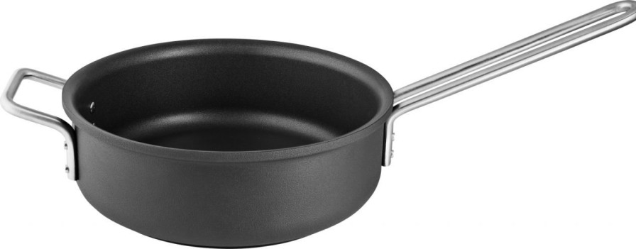 Kuche & Haushalt Eva Trio Pfannen | Eva Trio Professionel Sauteuse O 24 Cm Schwarz