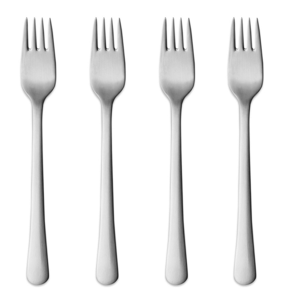 Kuche & Haushalt Georg Jensen Sets | Georg Jensen Copenhagen Kuchengabel 4 Stk. Matt