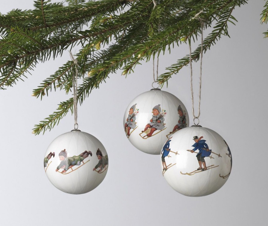 Geschenke Design House Stockholm Schweden | Design House Elsa Beskow Christbaumkugel 3 Stk.