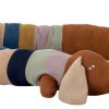 Kinderwelt Bloomingville Mini Kuscheltiere | Bloomingville Mini Hund Kissen / Kuscheltier Lange 200 Cm Braun Mehrfarbig