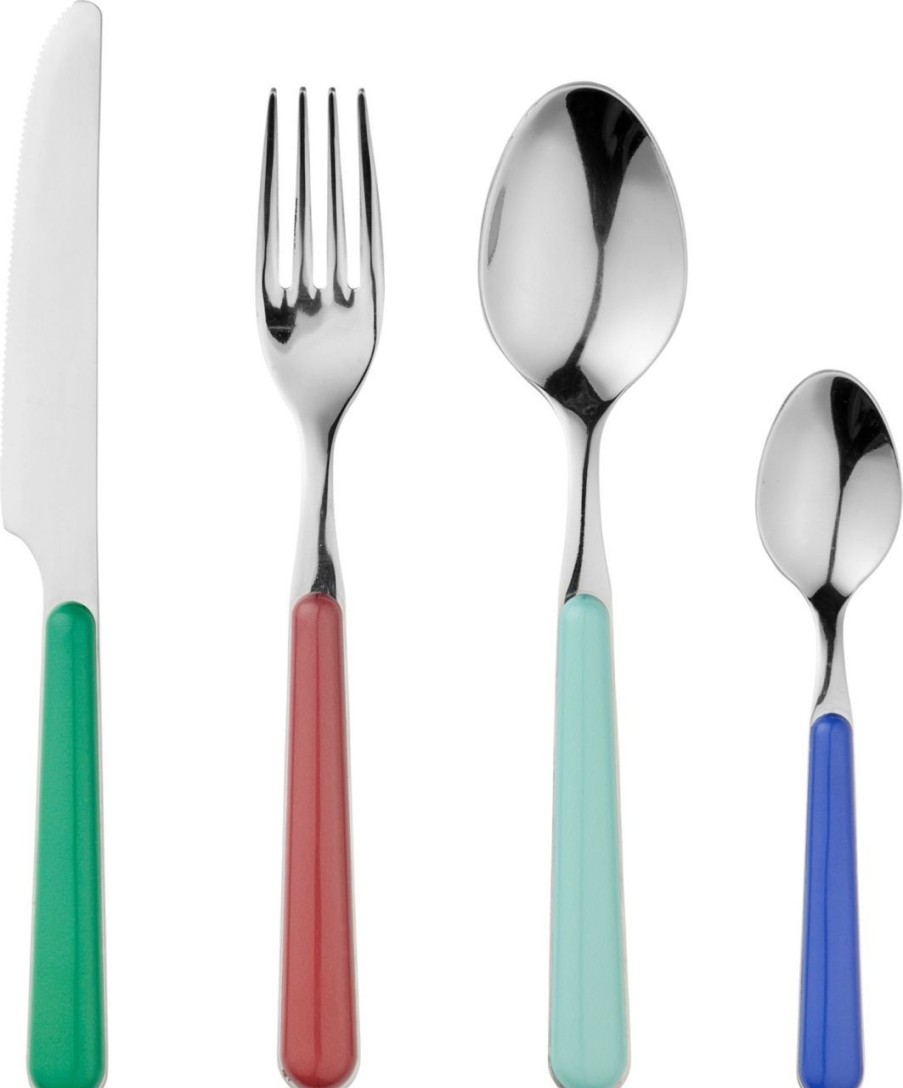 Kuche & Haushalt Broste Copenhagen Sets | Broste Copenhagen Marstal Besteck 4 Tlg. Edelstahl, Kunststoff, Mehrfarbig