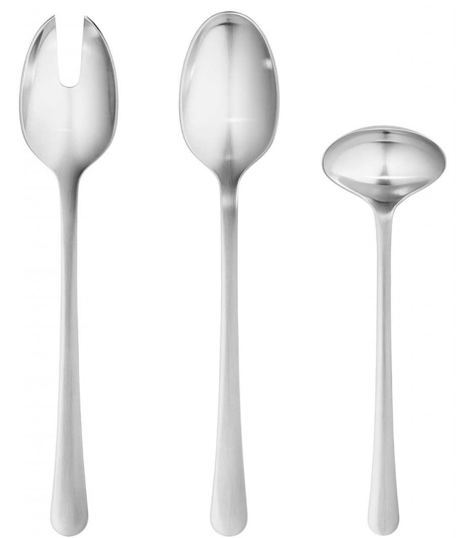 Kuche & Haushalt Georg Jensen Servierbesteck | Georg Jensen Copenhagen Servierbesteck 3 Tlg. Matt