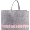 Fashion Muurla Taschen & Accessoires | Muurla Vappu Einkaufstasche Aus Recyceltem Pet Grau, Pink