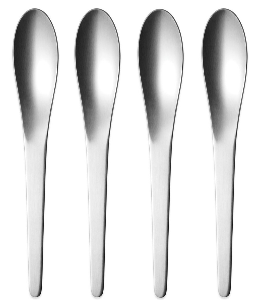 Kuche & Haushalt Georg Jensen Loffel | Georg Jensen Arne Jacobsen Dessertloffel 4 Stk. Matt