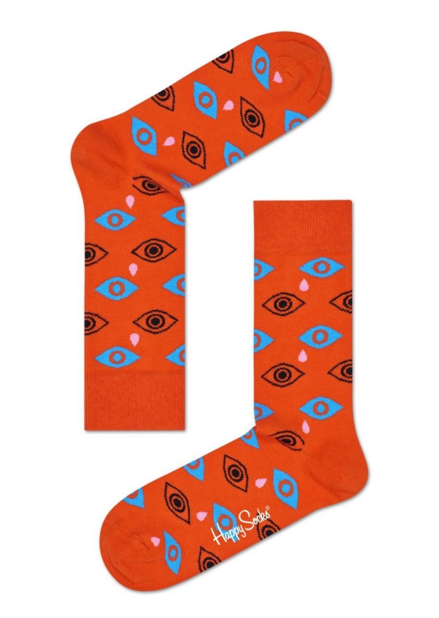 Fashion Happy Socks Strumpfe | Happy Socks Unisex Strumpfe Cry Baby Rotorange