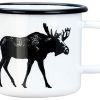 Kuche & Haushalt Muurla | Muurla Nordic Der Elch Becher Emaille 0,37 L