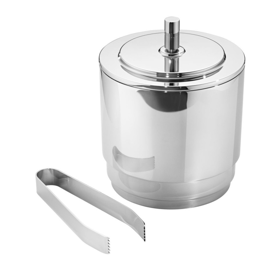 Geschenke Georg Jensen | Georg Jensen Manhattan Eiseimer Mit Zange 1,5 L