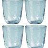 Kuche & Haushalt Broste Copenhagen Wasser & Softdrink | Broste Copenhagen Hammered Glas 33,5 Cl 4 Stk.